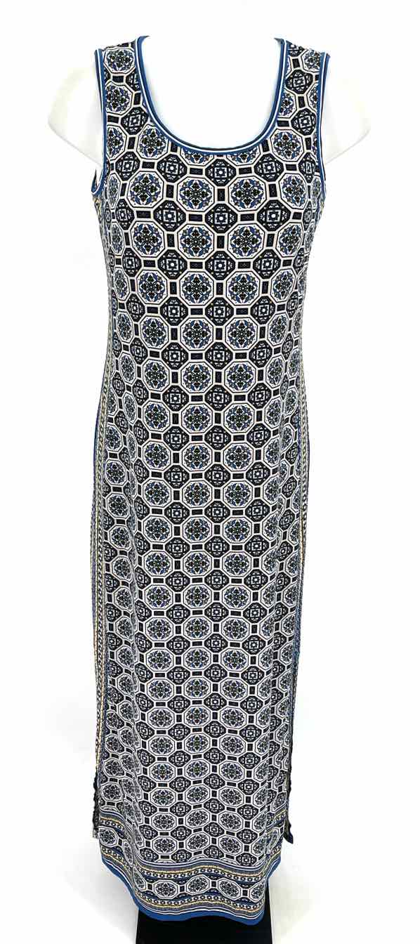 Size S MAX STUDIO Navy Print Dress