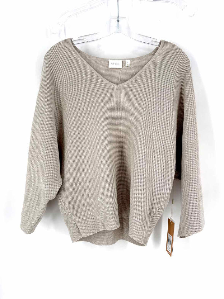 Size S CYRUS Tan Knit 2 PC Dress