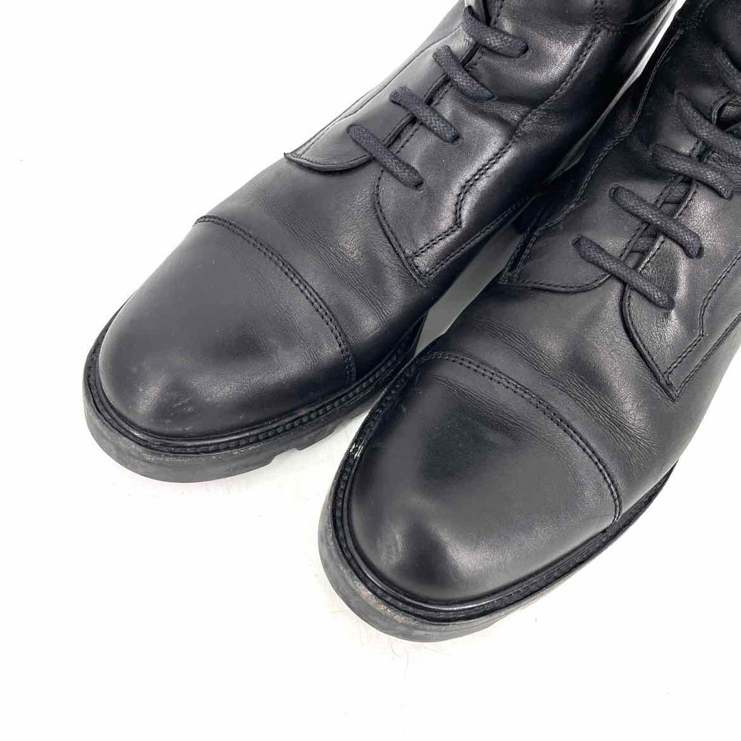 Shoe Size 9 Gucci Black Leather Luxury - Boots