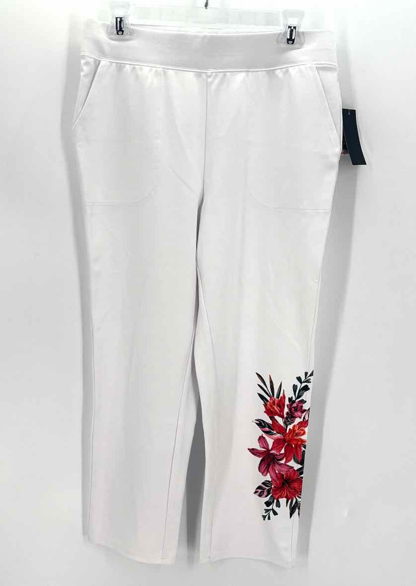 Size S D & CO White Knit Pants