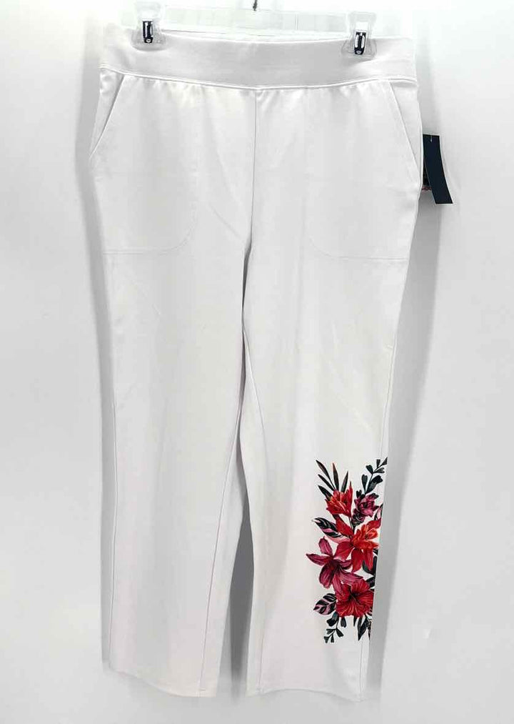 Size S D & CO White Knit Pants