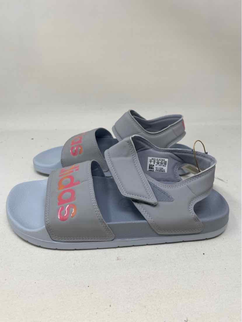 Shoe Size 7 Adidas Gray Sandals