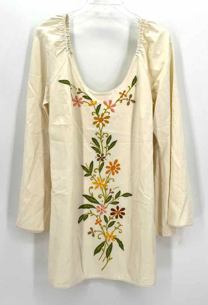 Size L FREE PEOPLE Ivory Dress