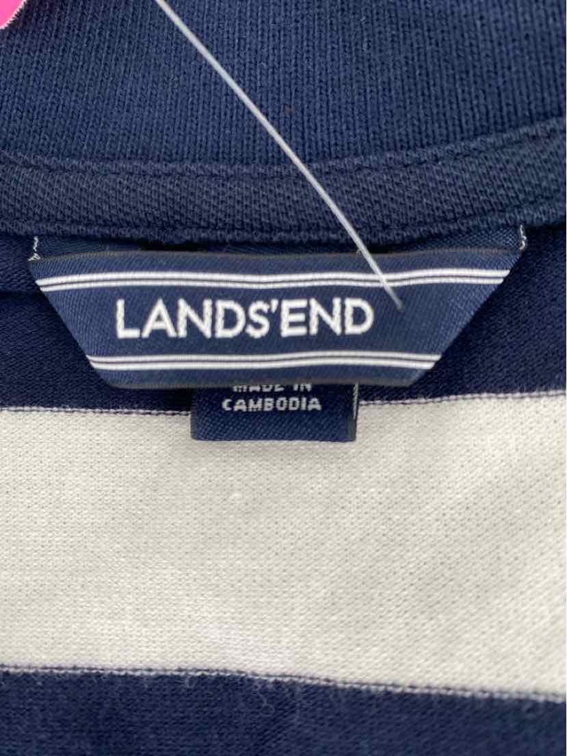 Size M LAND END Navy Dress