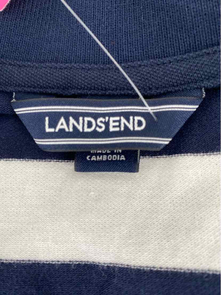 Size M LAND END Navy Dress