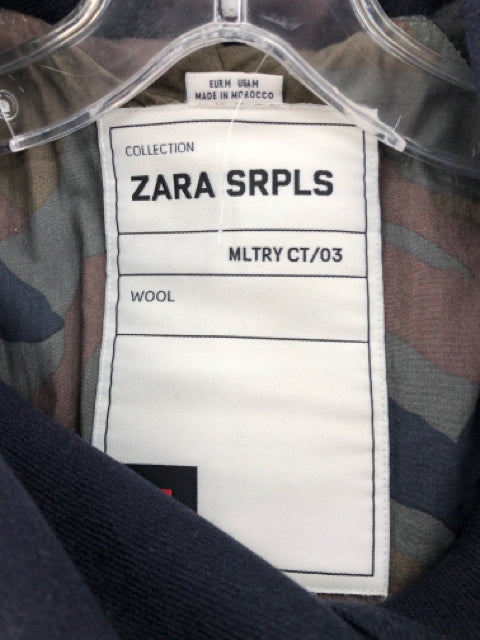 Size M ZARA Navy Coat