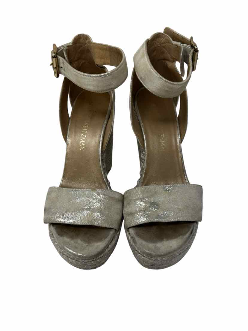 Shoe Size 6.5 Stuart Weitzman Gold Sandals