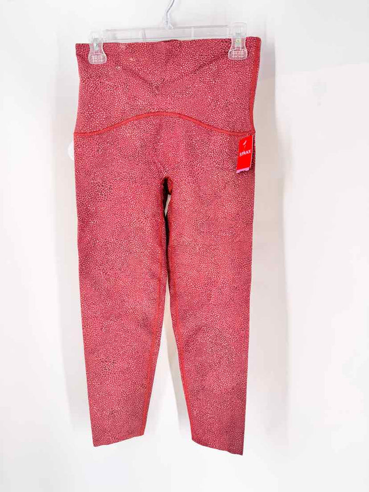 Size L SPANX Red Print Pants