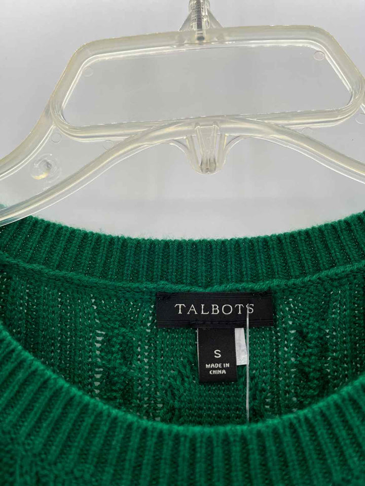 Size S Talbots Green Sweater