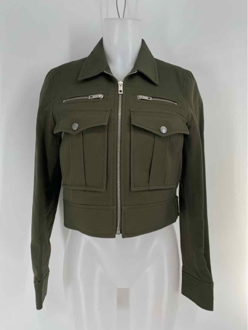 Size 0 RAG & BONE Olive Luxury - Jacket