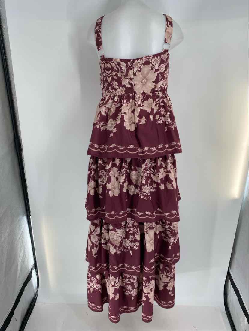 Size L MABLE Burgundy Dress