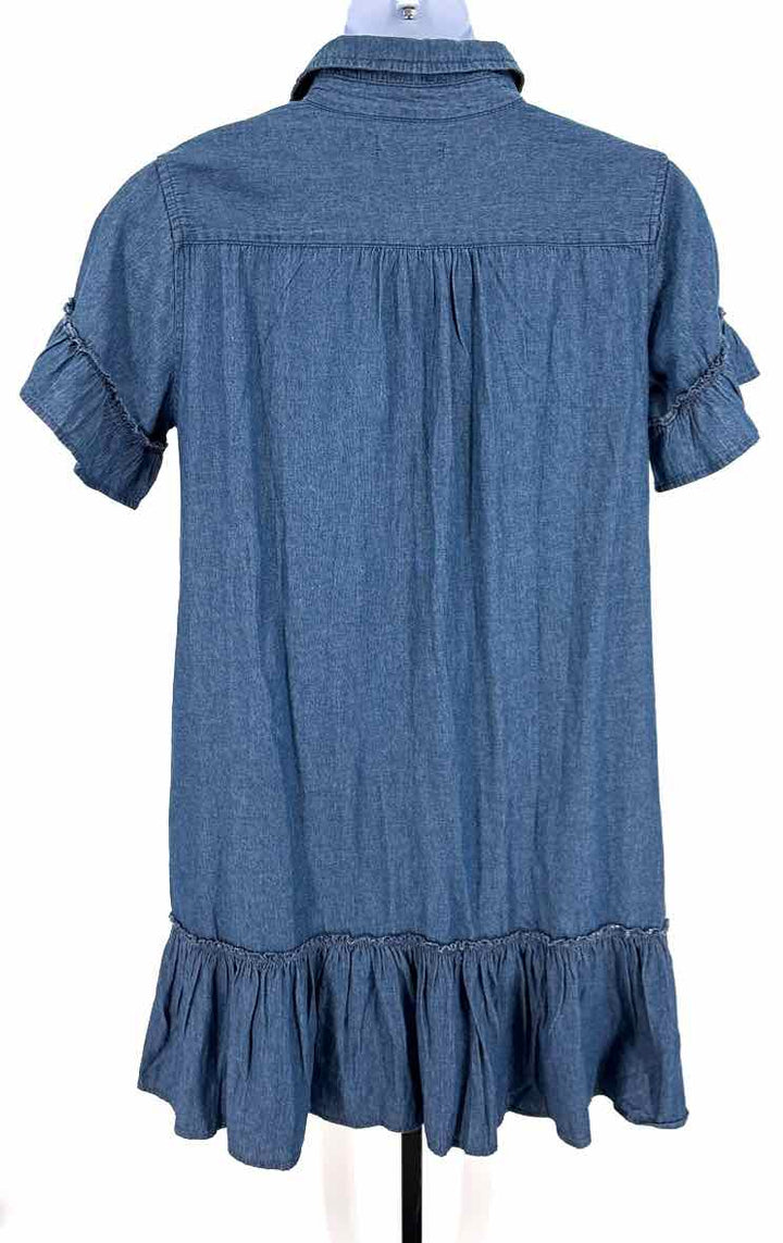 Size L Blue Denim Dress