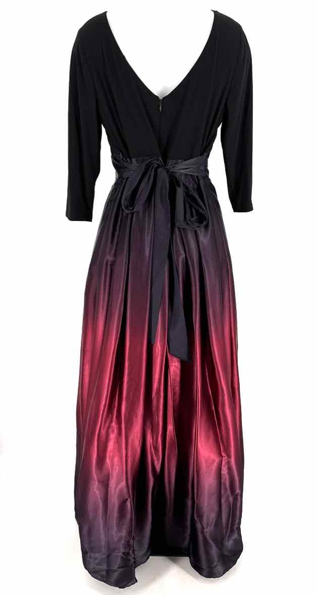 Size 12 SLNY Multi-Color Satin Knit Dress