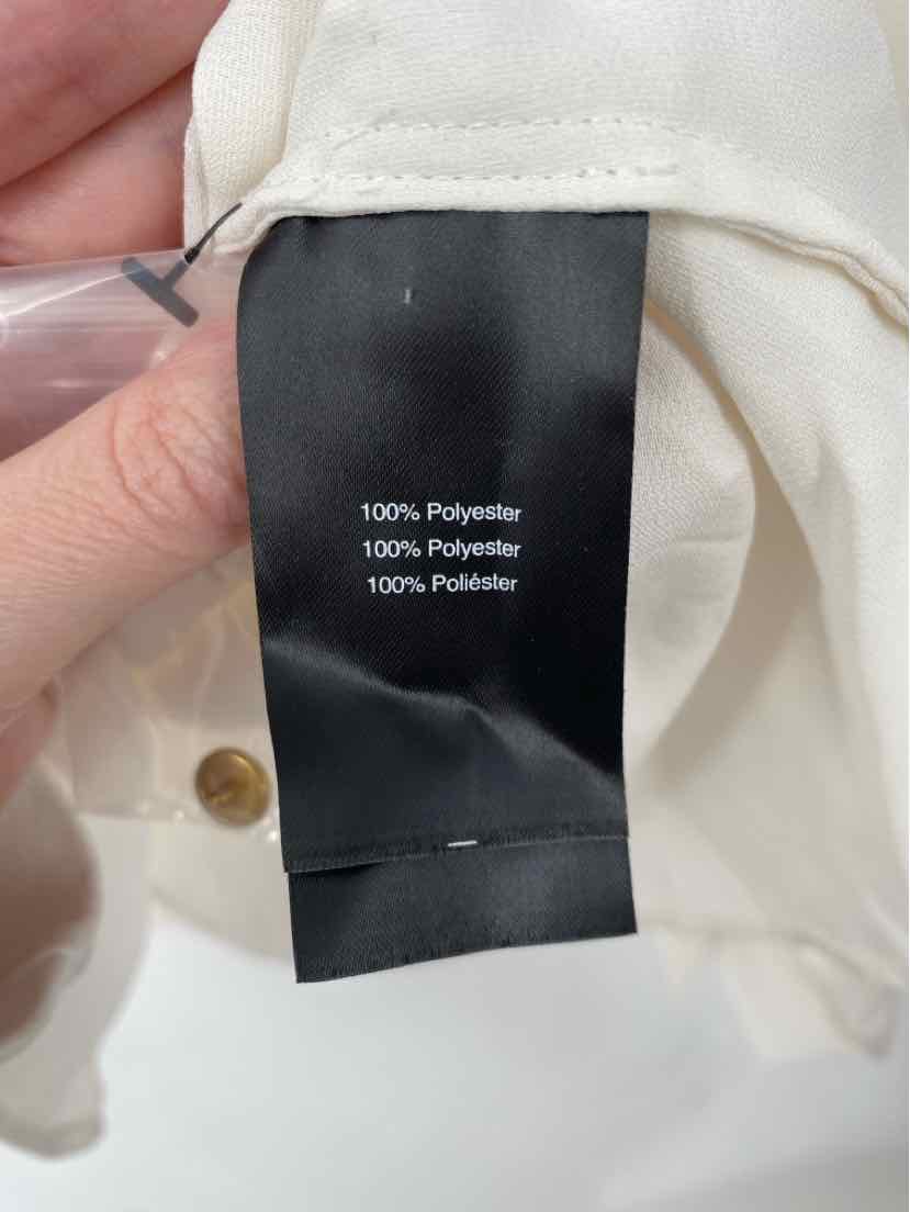 Size S DONNA KAREN Cream Shirt