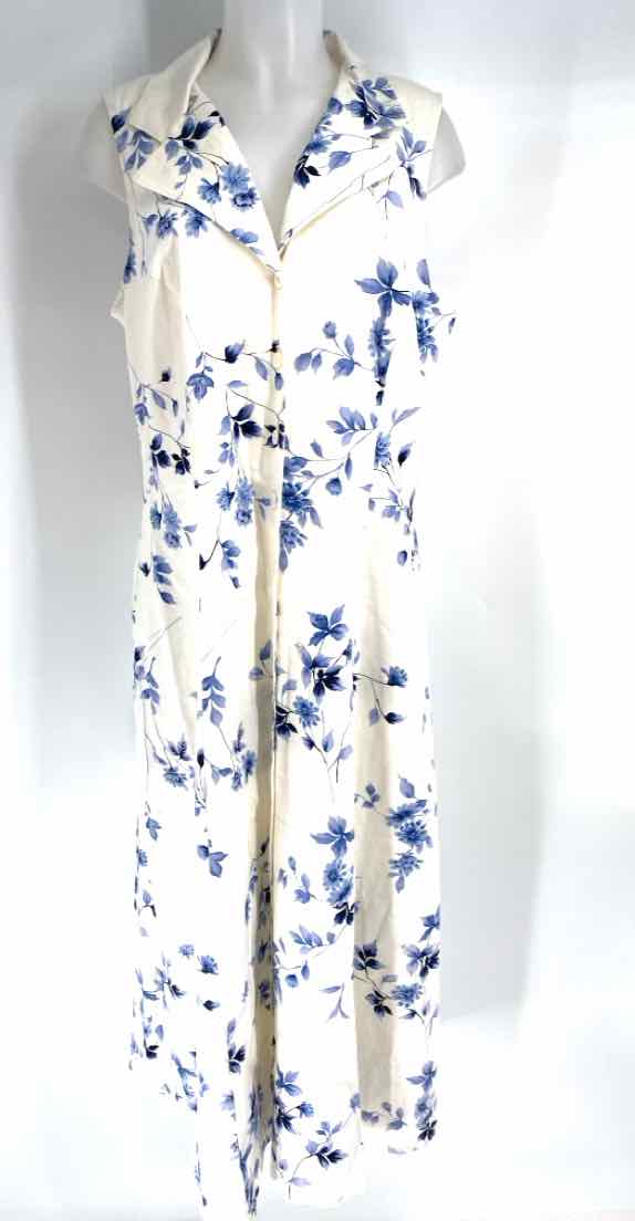 Size 16 Coldwater Creek Blue Print Dress