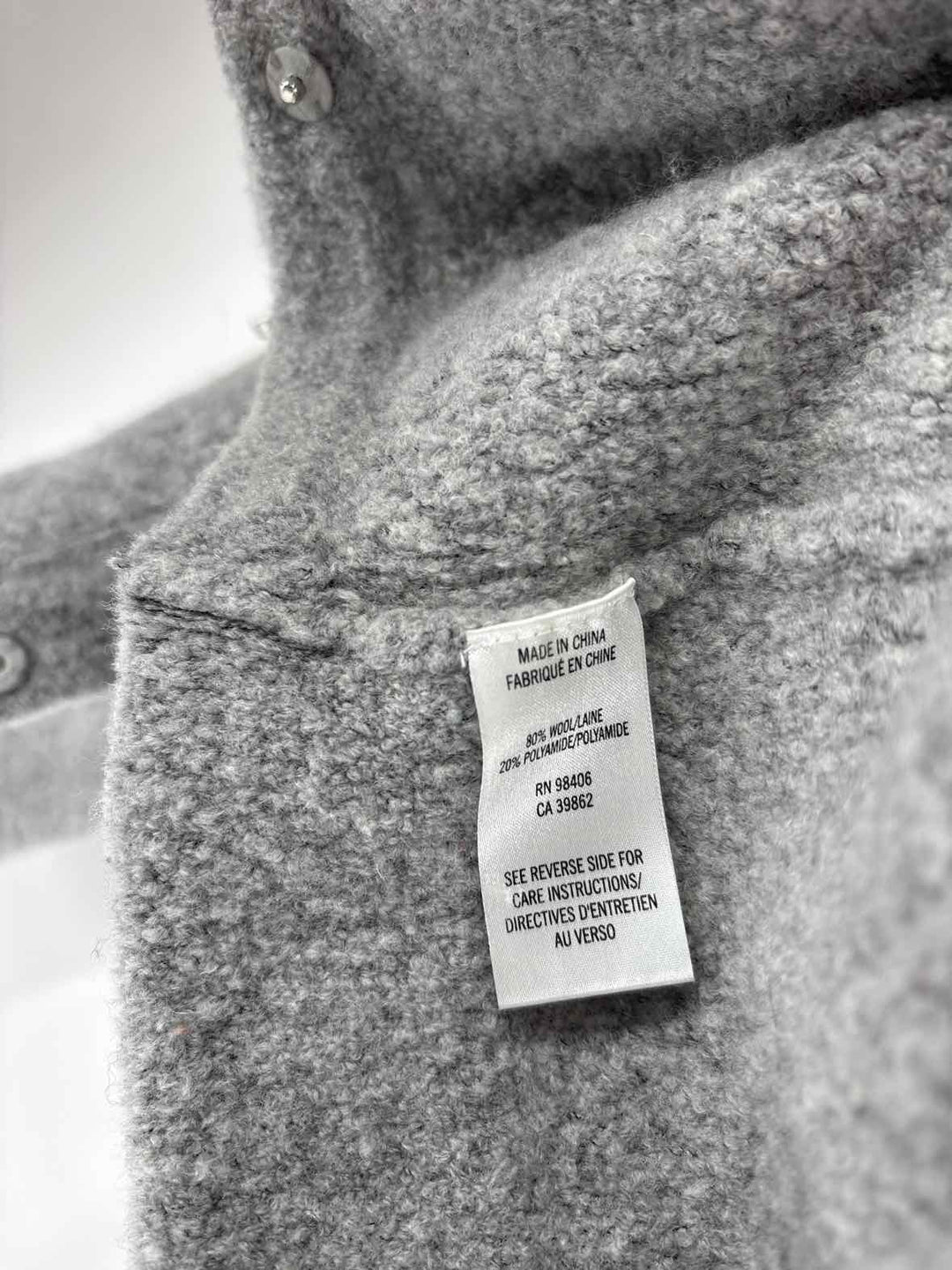 Size S THEORY Gray Sweater