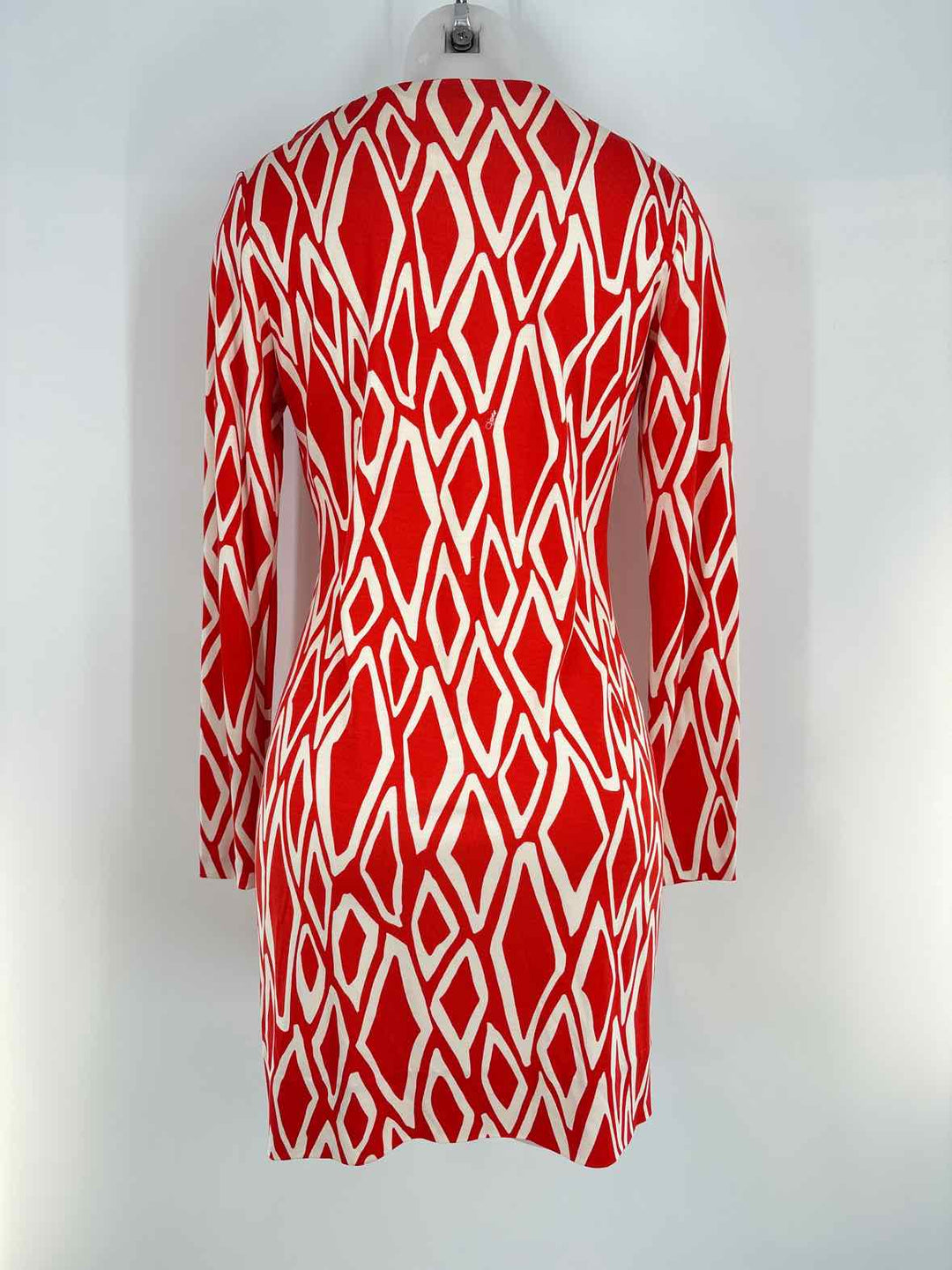 Size 8 DIANE VON FURSTENBERG Orange Dress