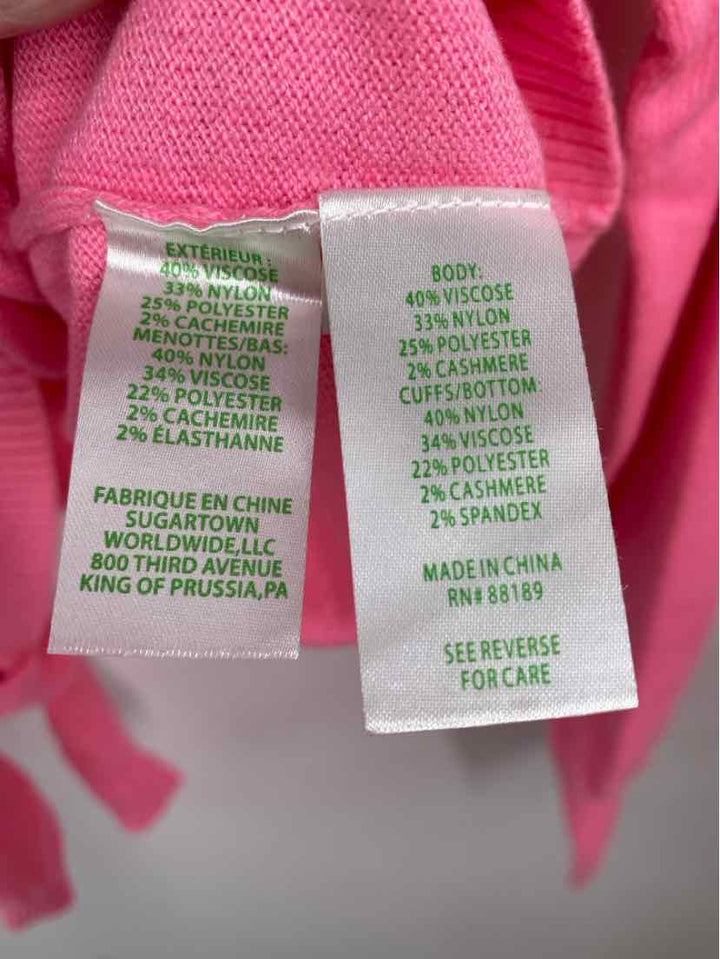 Size XL Lilly Pulitzer Pink Sweater