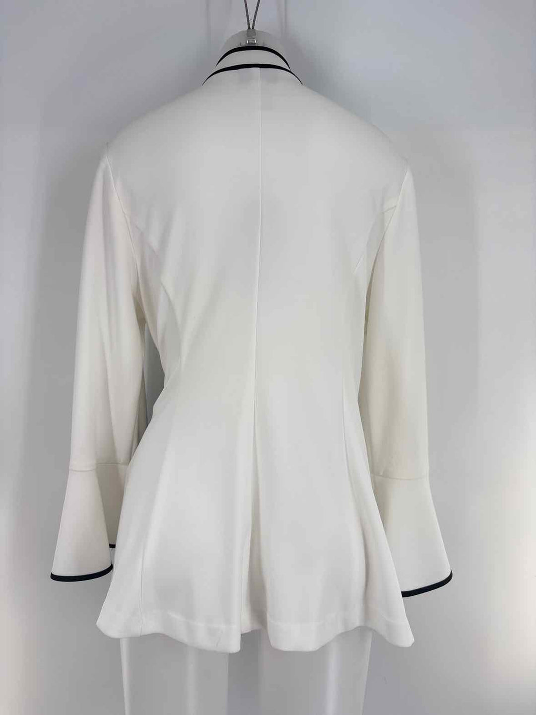 Size 14 JOSEPH RIBKOFF White Silk Blazer
