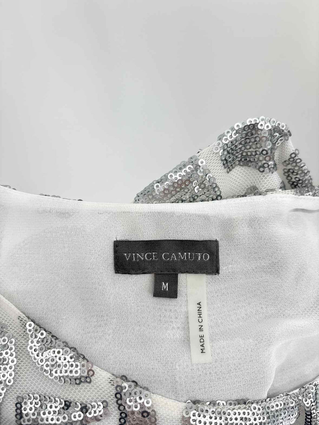 Size M Vince Camuto Silver Shirt