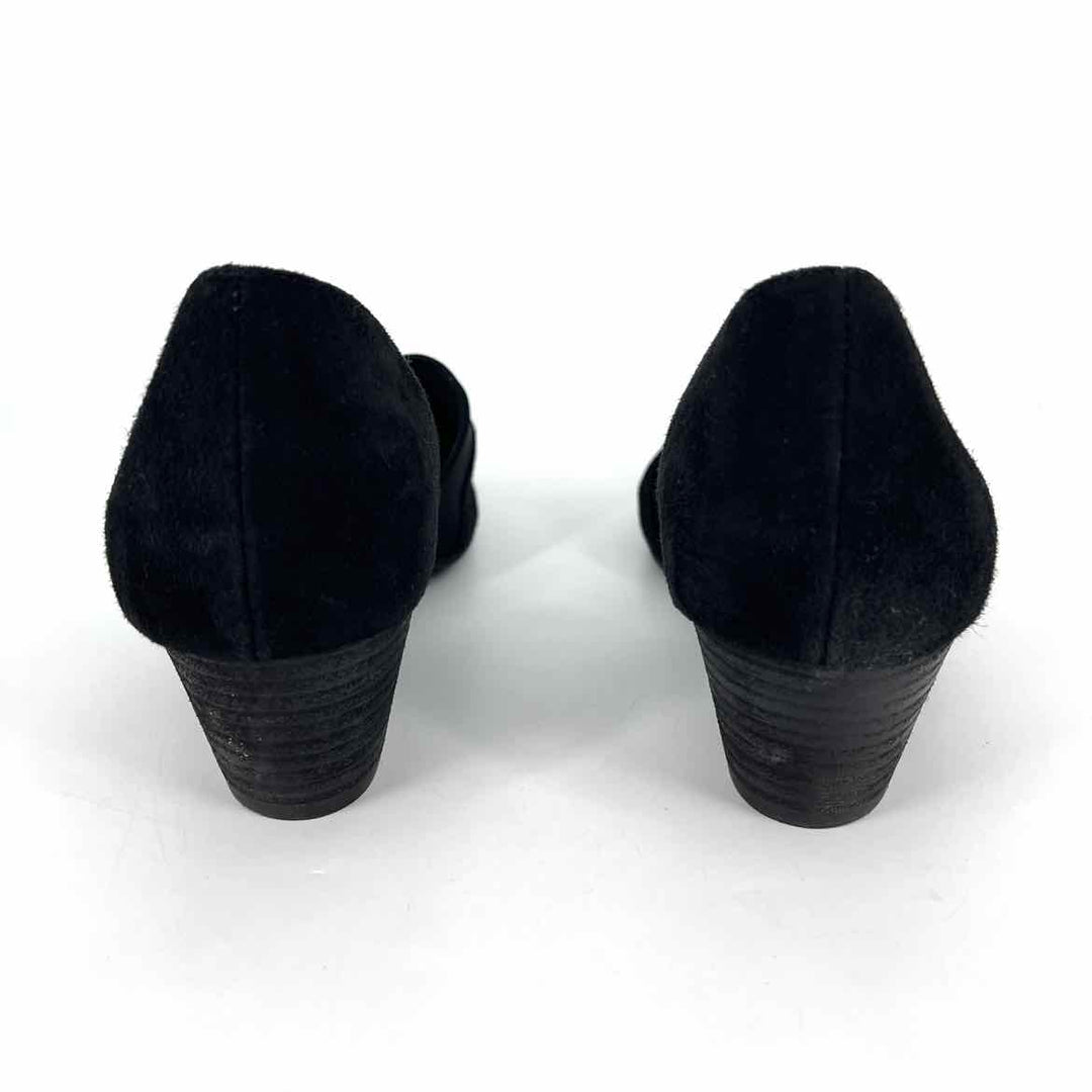 Shoe Size 7 Eileen Fisher Black Suede Pumps
