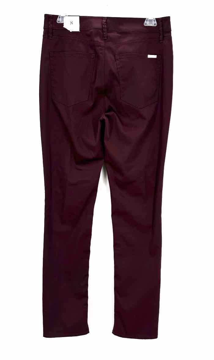 Size 8 White House Black Market Burgundy Pants