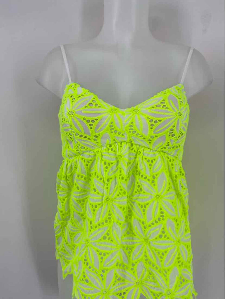 Size 0 Lilly Pulitzer Yellow Shirt