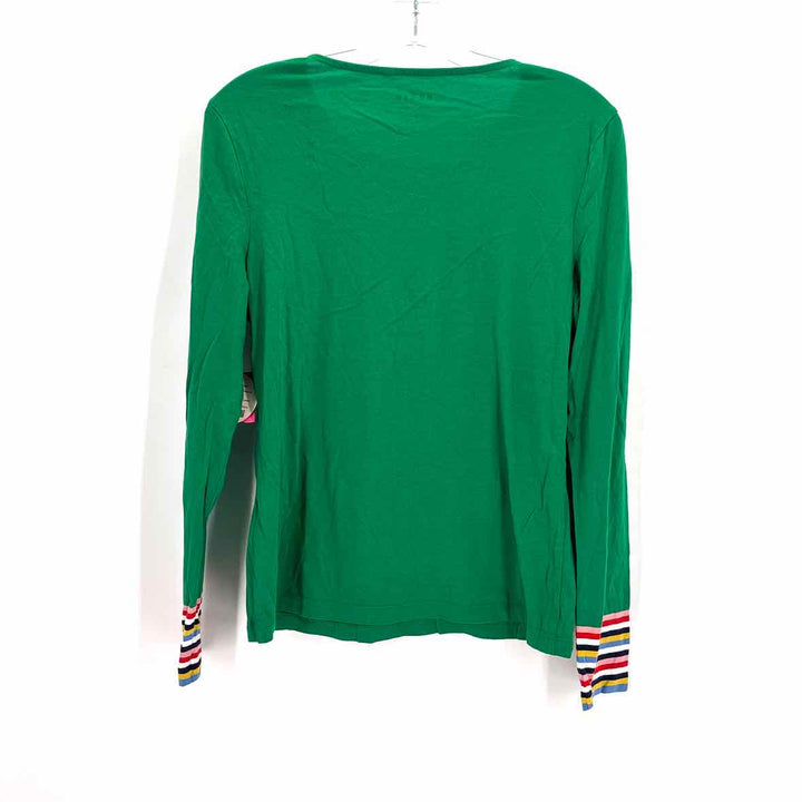 Size 8 Boden Green Knit Shirt