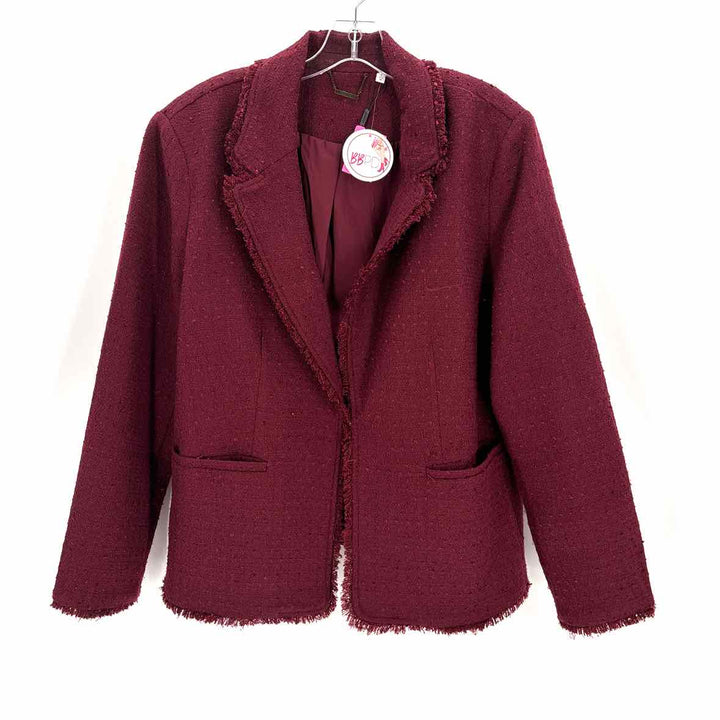 Size XL Chico's Burgundy Blazer