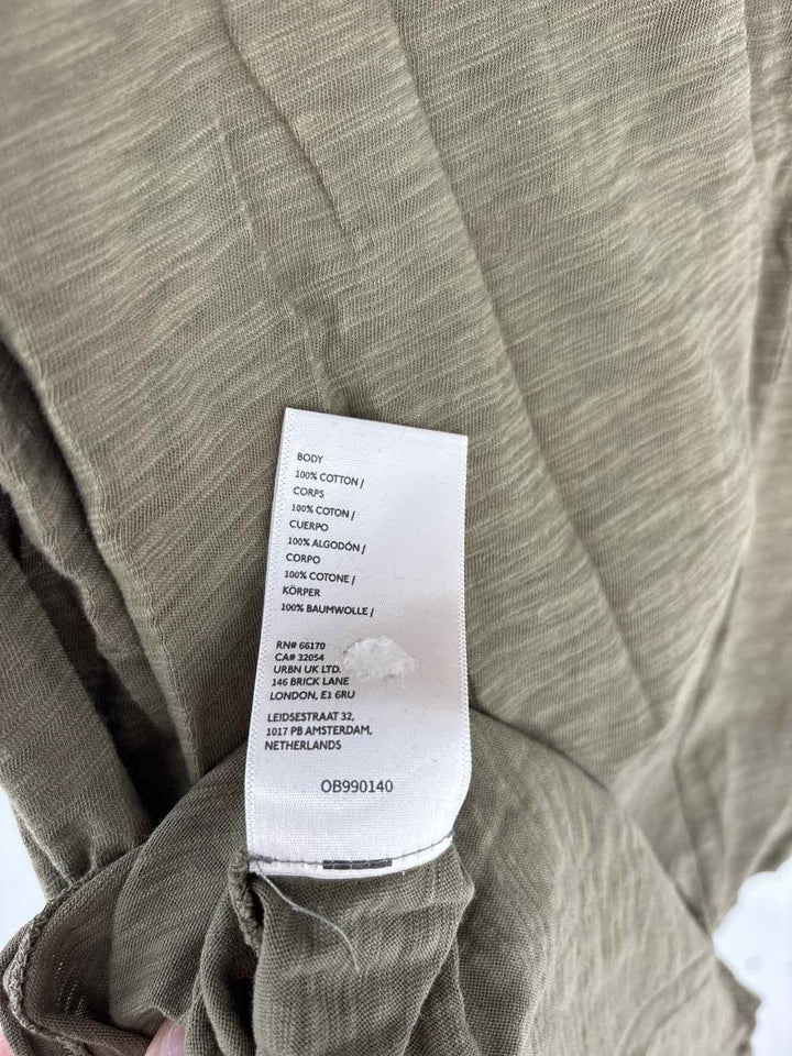 Size L FREE PEOPLE Green Shirt