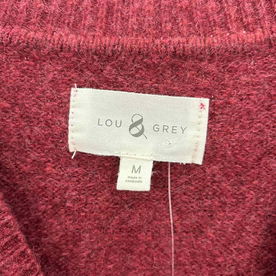 Size M LOU & GREG Burgundy Sweater