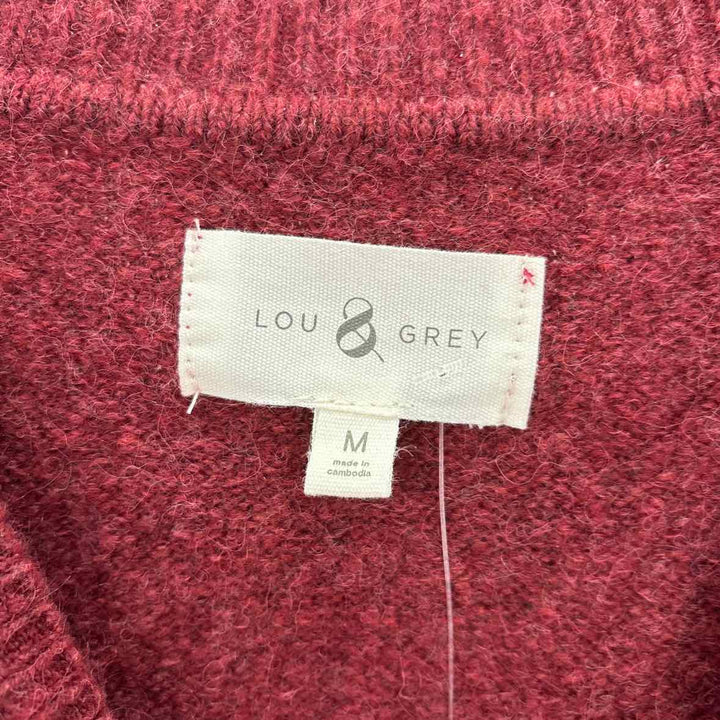 Size M LOU & GREG Burgundy Sweater