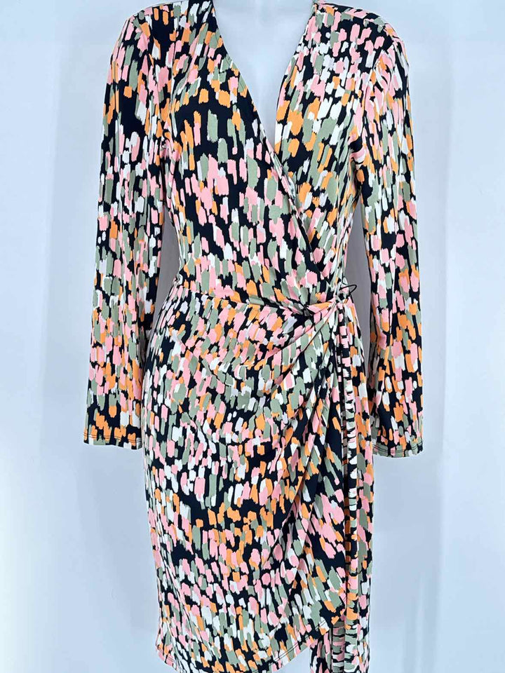 Size 14 MAGGY LONDON Multi-Color Dress