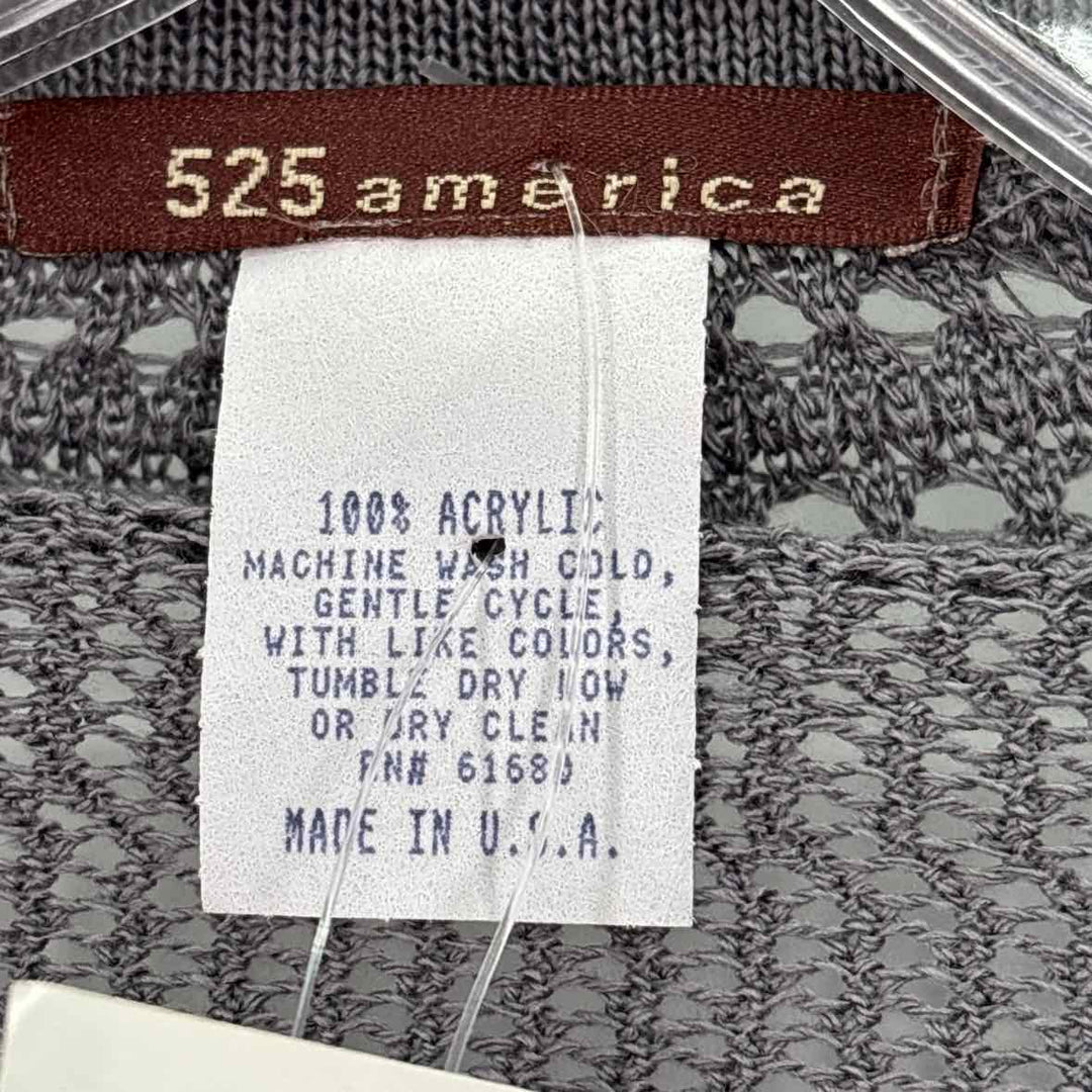 Size XL 525 AMERICA Gray Knit Sweater