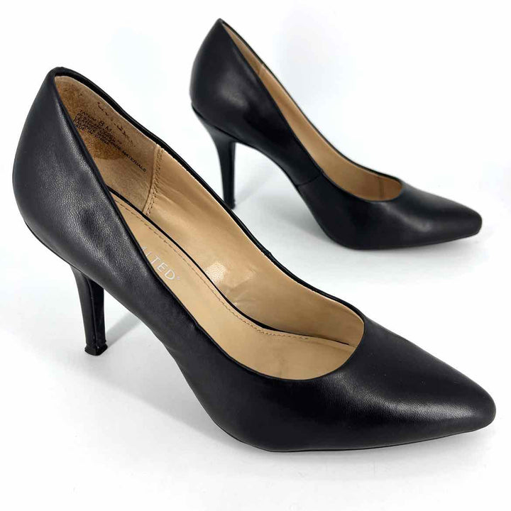 Shoe Size 8 THE LIMITED Black Leather Pumps
