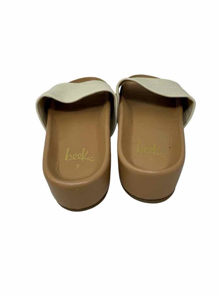 Shoe Size 7 Cream Sandals