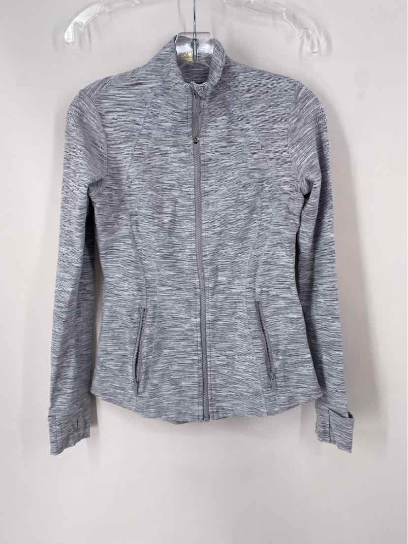Size 8 Lululemon gray print Jacket