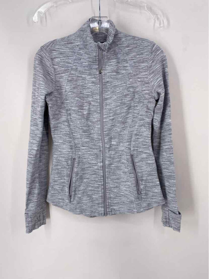 Size 8 Lululemon gray print Jacket