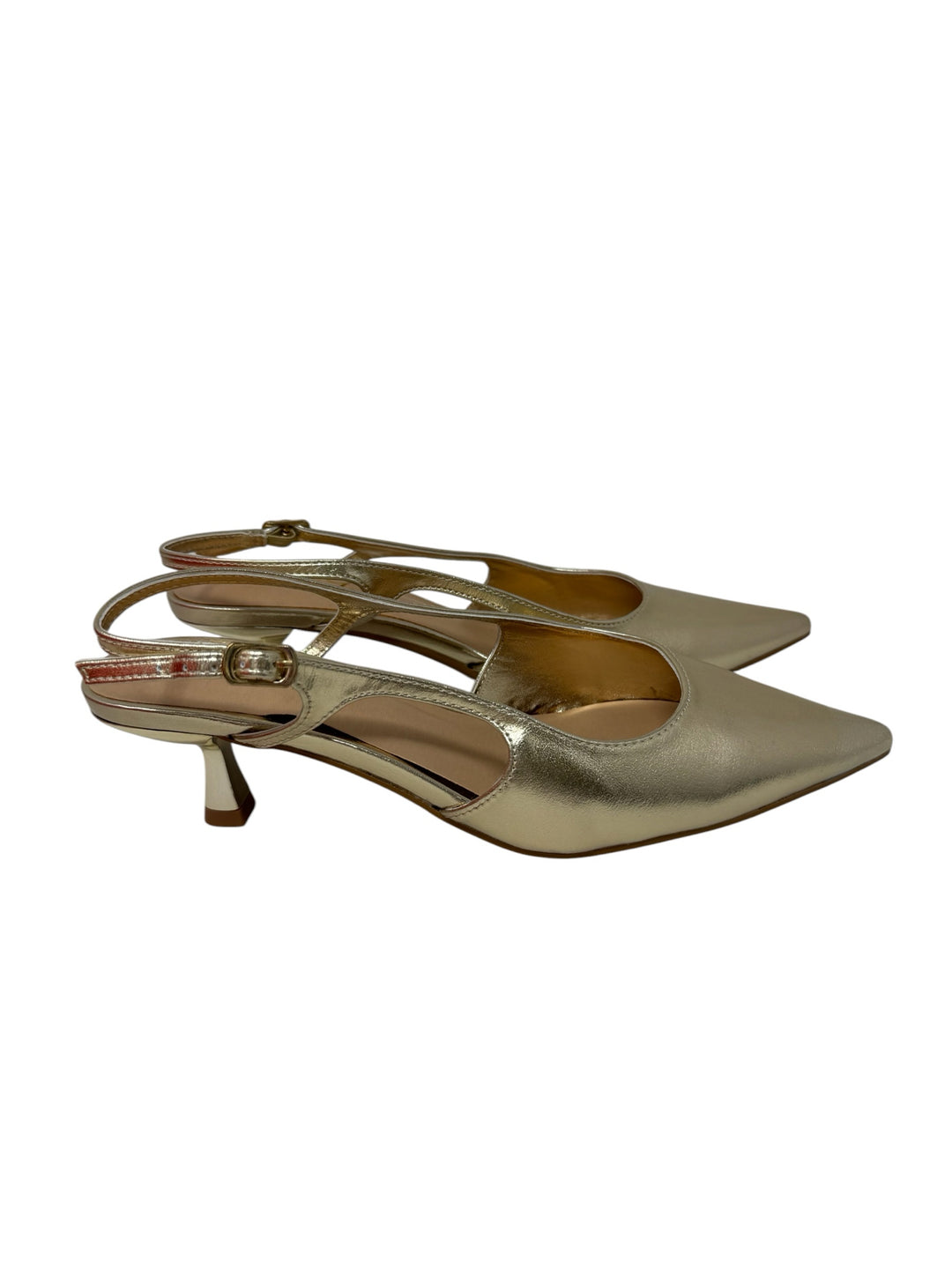 Shoe Size 8 ROUGE Gold Pumps