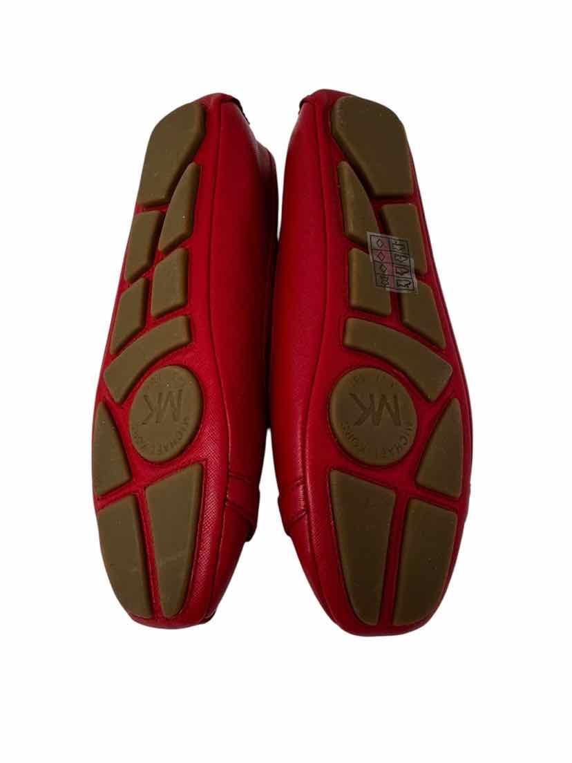 Shoe Size 9.5 Michael Kors Red Leather Flats