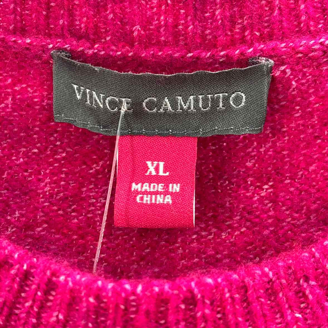 Size XL Vince Camuto Fuschia Knit Sweater