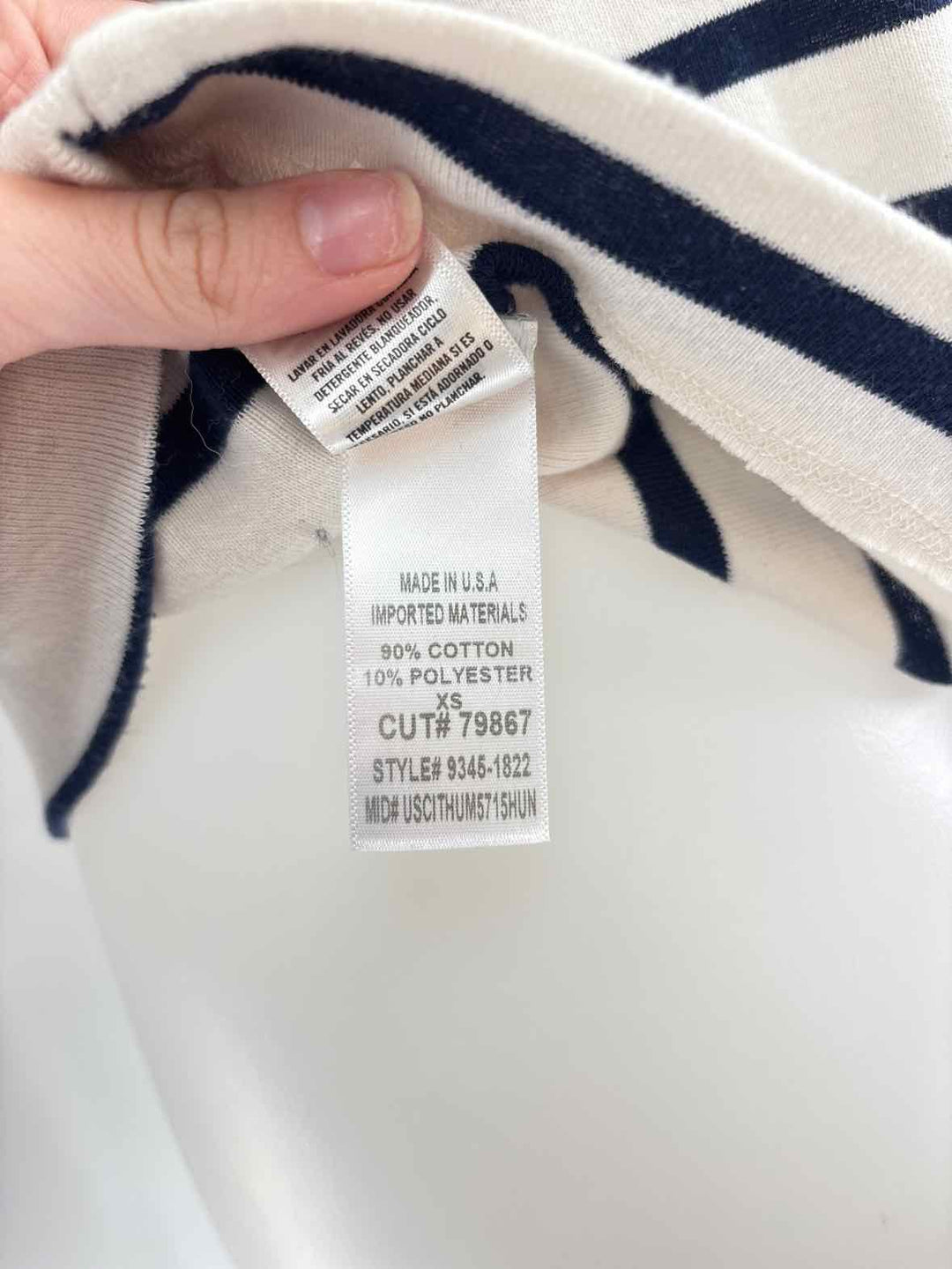 Size XS CITIZENS OF HUMANITY Cream Shirt