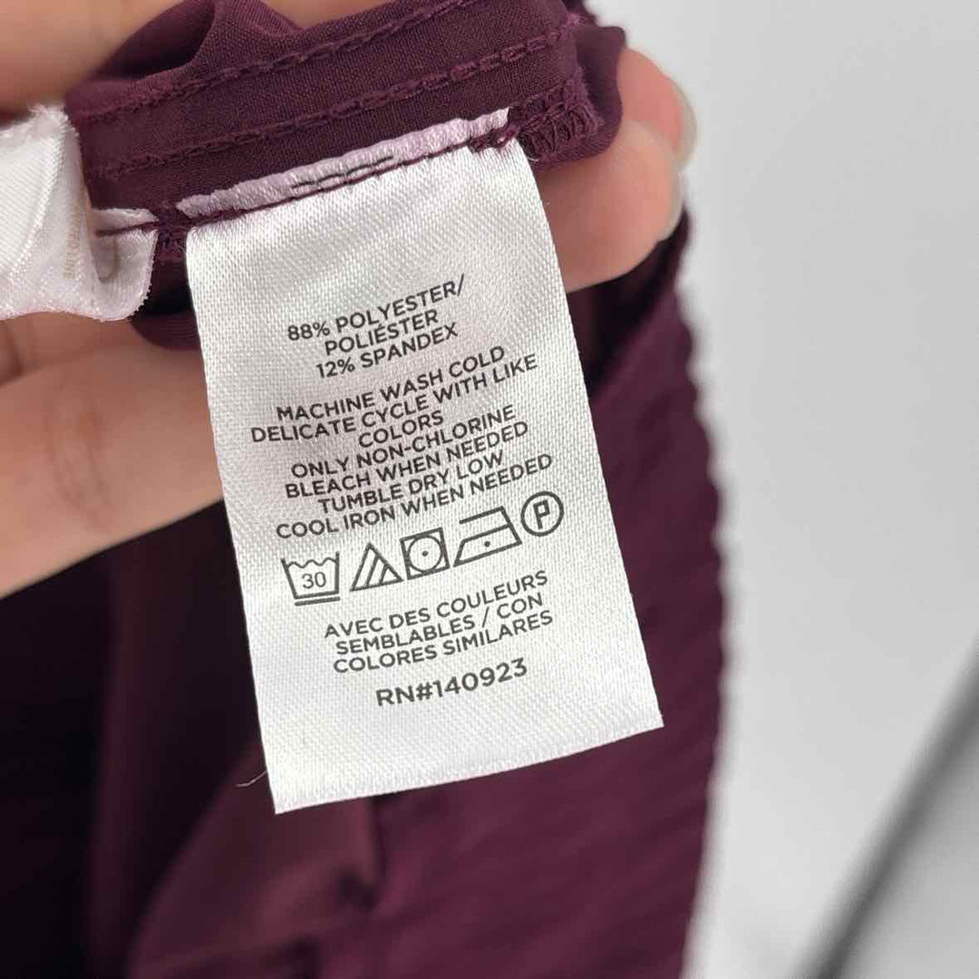 Size L LOU & GREG Burgundy Pants