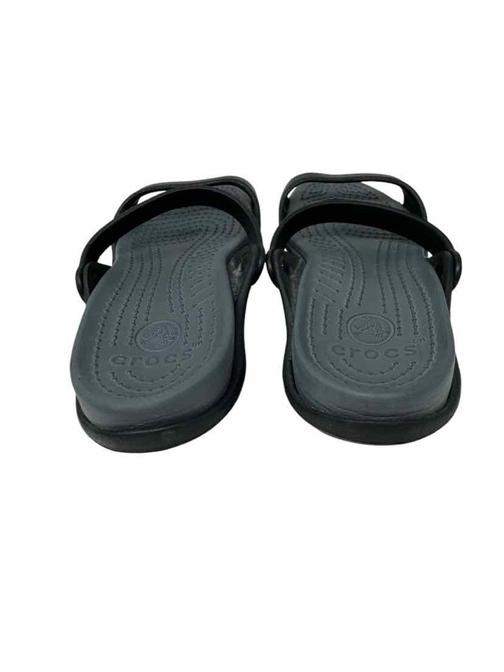 Shoe Size 7 Crocs Black Sandals