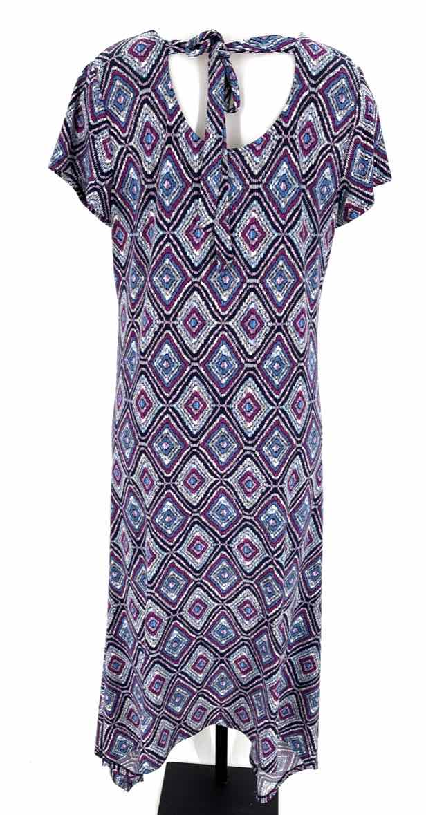 Size 8/10 Chico's Purple Print Dress
