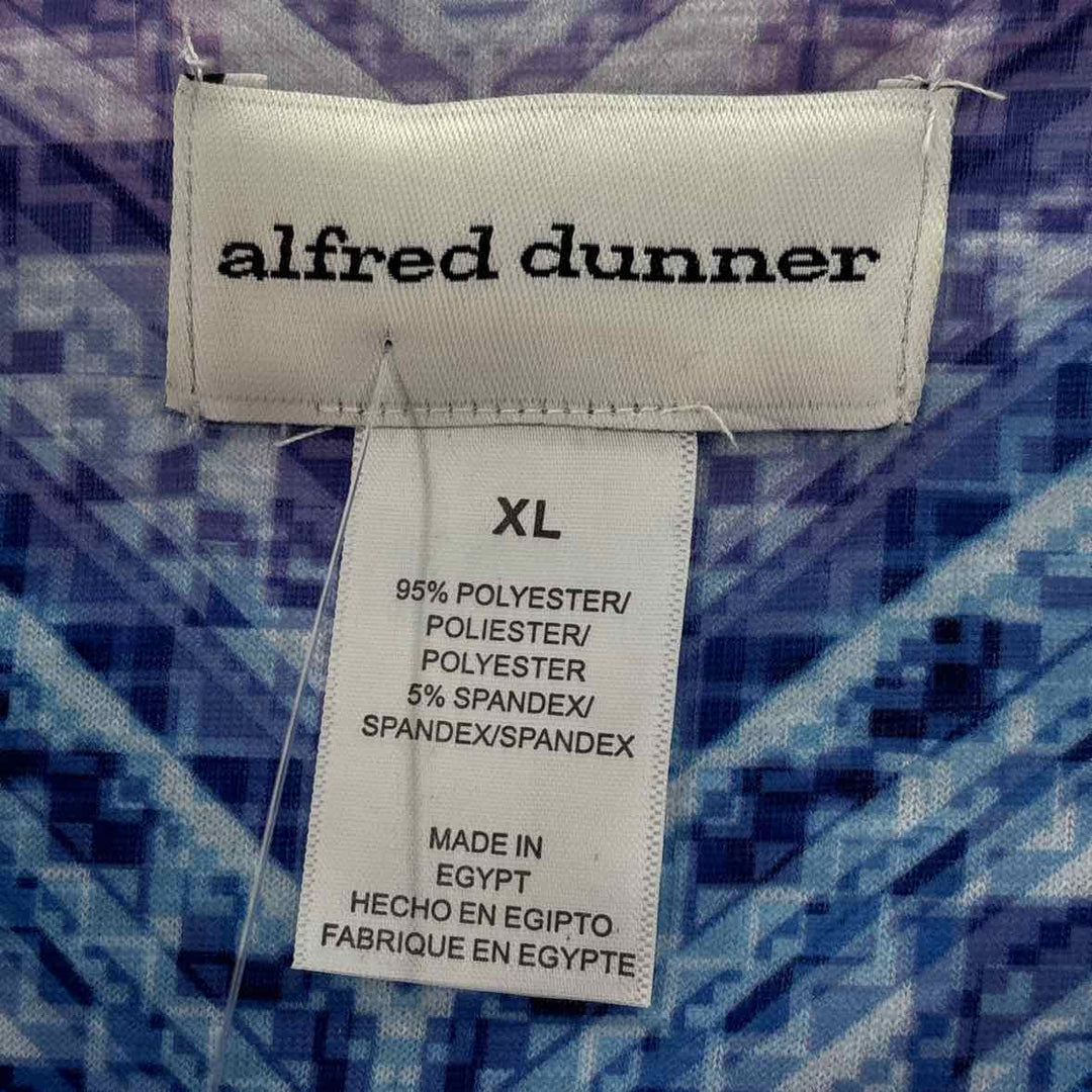Size XL ALFRED DUNNER Multi-Color Knit Shirt