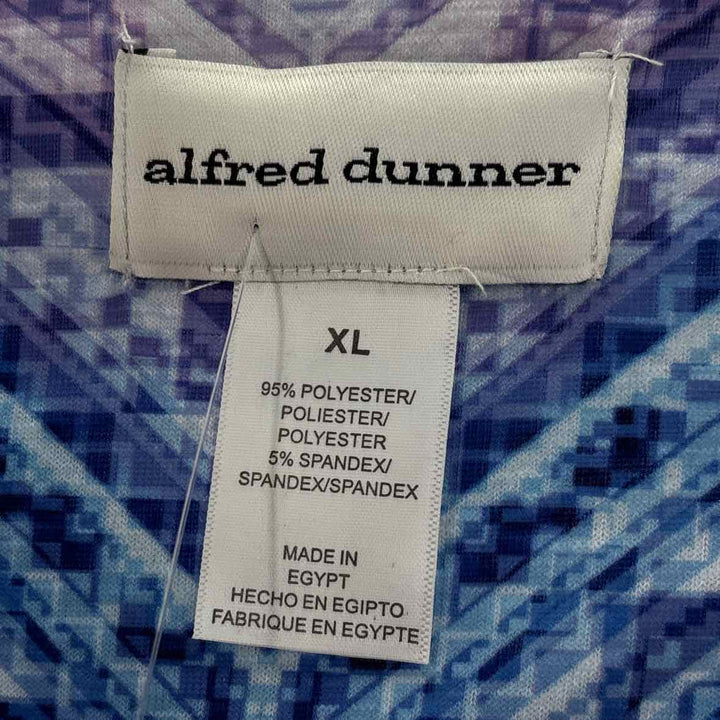 Size XL ALFRED DUNNER Multi-Color Knit Shirt