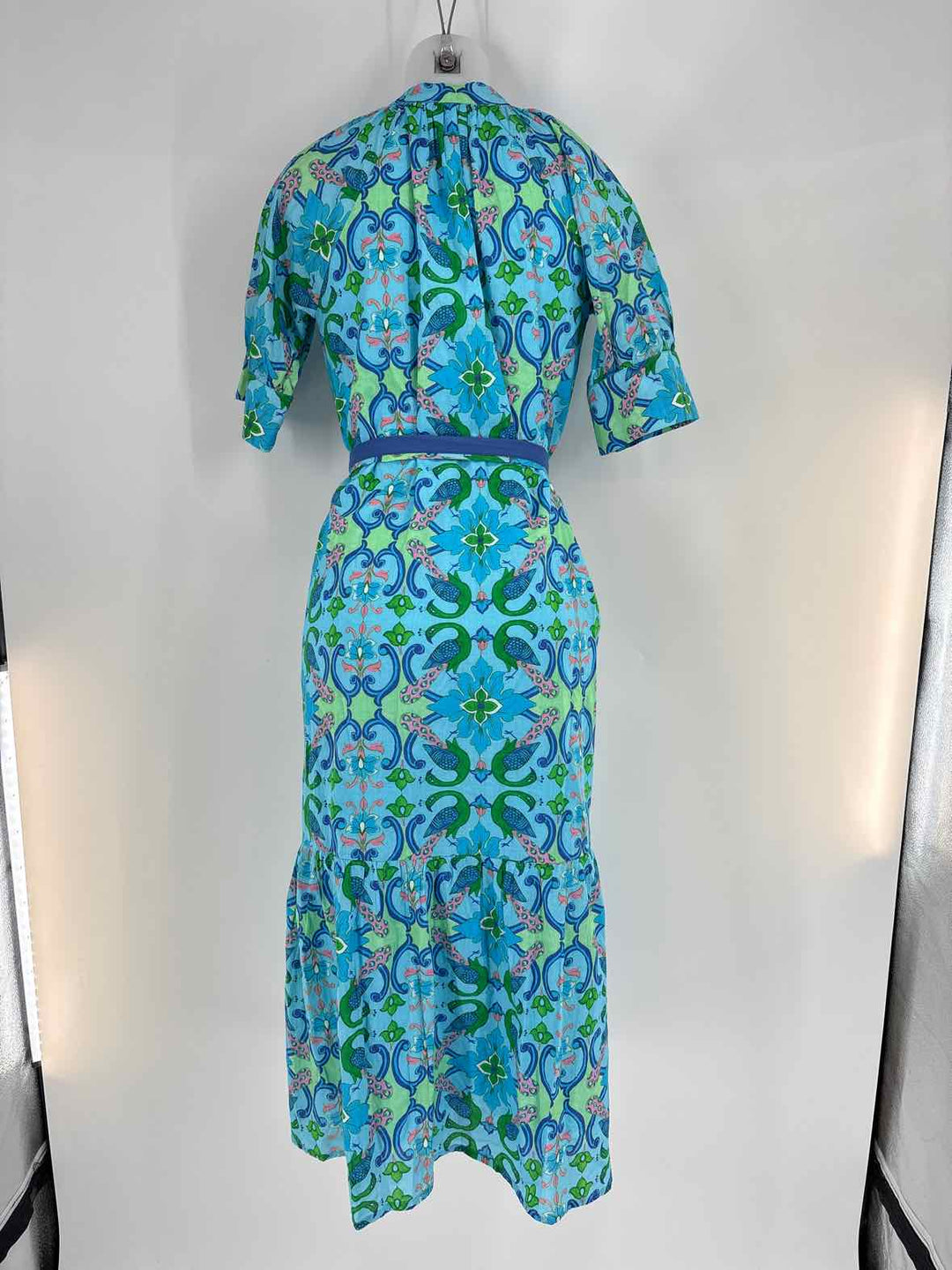 Size S ENTRO Blue Print Dress