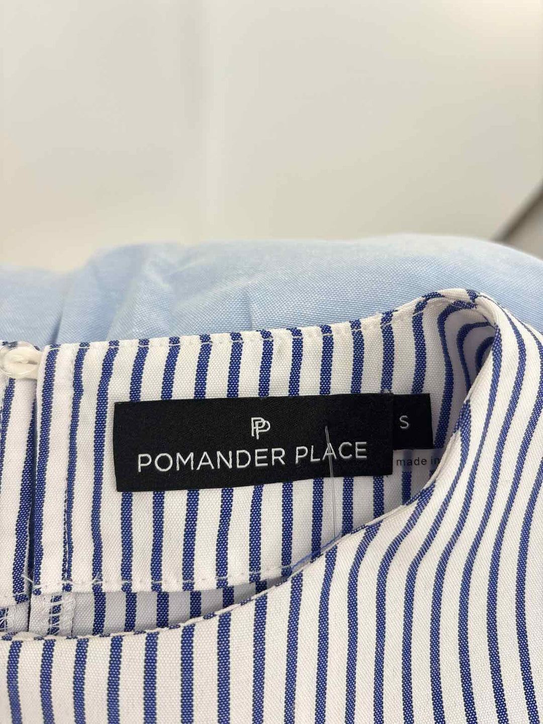Size S POMANDER PLACE Blue Dress