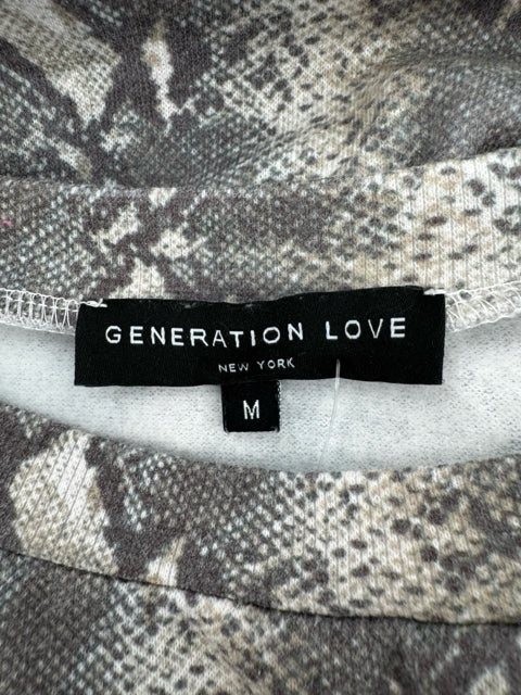 Size M GENERATIONAL LOVE Gray Sweater